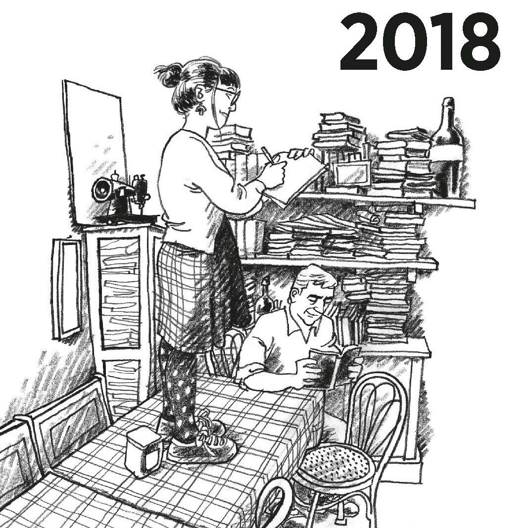 Copertina calendario del Bar Lucio 2018